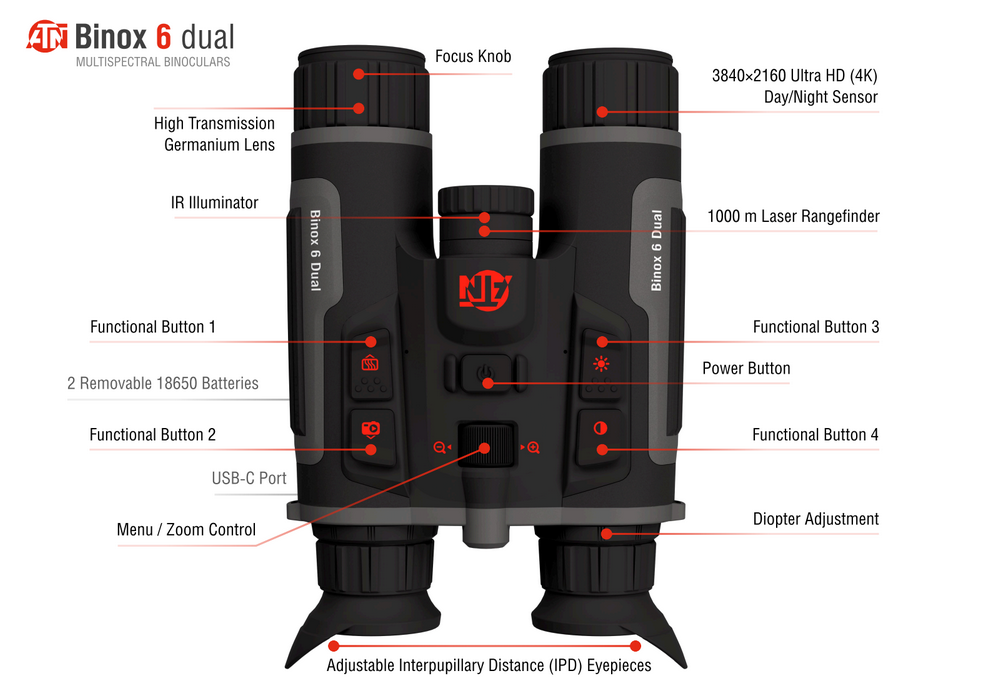 ATN BinoX 6 Dual 640-4K