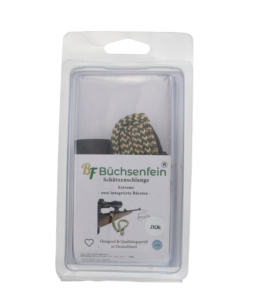Laufreinigungsschnur mit zwei Bürsten + Zughilfe