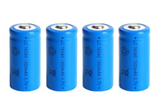 Wiederaufladbarer 16340 Cr123A-Akku, 3,7 V Lithium-Ionen-C-Typ, geeignet für LED-Taschenlampen/Überwachung/Kameras, USB-Schnellladung