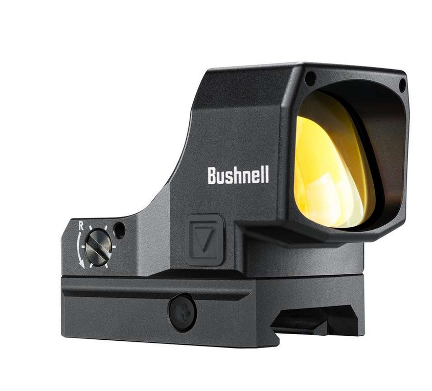 BUSHNELL RXM-300 DOT SIGHT 1X28 BLACK REFLEX 4 MOA RED, MOTION, AUTO., RISER